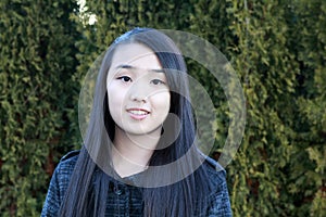 Portrait of pretty Asian girl