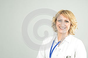 Portrait of Professional Smiling Physician