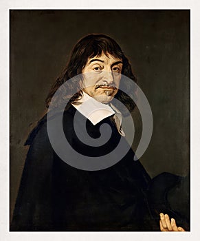 Portrait of Rene Descartes by Frans Hals photo