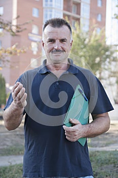 Portrait respectable man