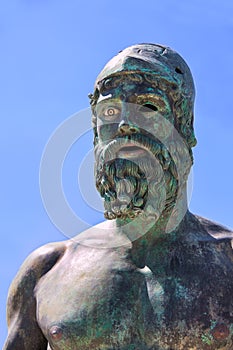 Portrait of Riace's Bronze copy of statue B photo