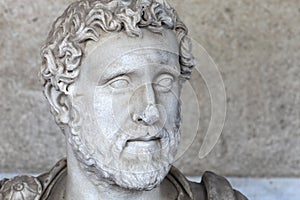 Portrait of Roman emperor Antoninus Pius