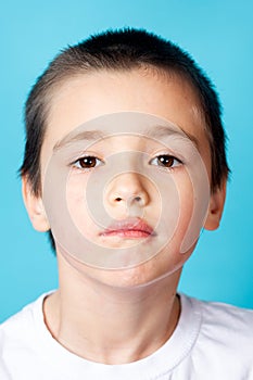 Portrait of a sad boy