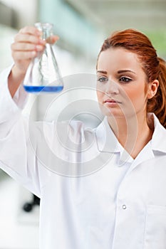 Portrait of a science student