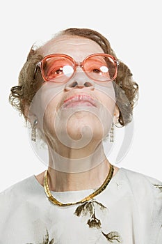 Portrait of a senior adult woman