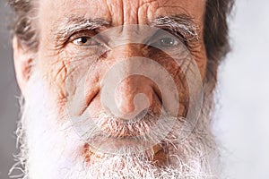 Portrait Of Senior Bearded Man
