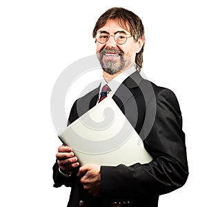 Portrait of a senior businessman smiling