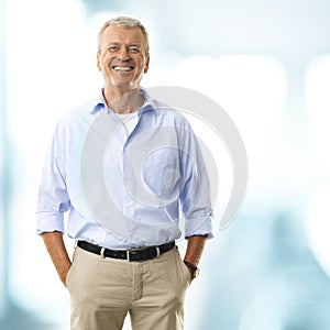 Portrait Of A Senior Businessman Smiling