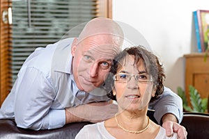 Portrait of a senior couple