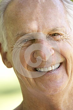 Portrait Of A Senior Man Smiling