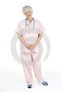 Portrait Of Senior Nurse
