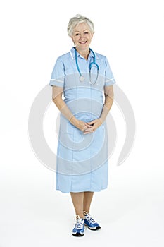 Portrait Of Senior Nurse
