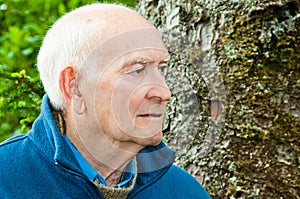 Portrait Serious Older Man