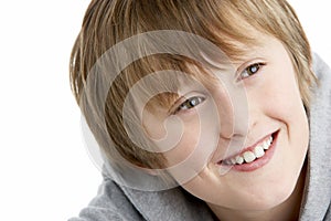 Portrait Of Smiling 10 Year Old boy