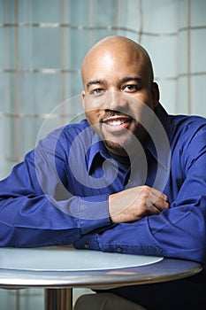 Portrait of Smiling African-American Man