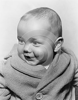 Portrait of smiling baby