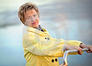 Portrait of a smiling beautiful mature woman