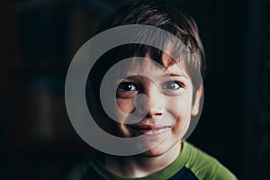 Portrait of smiling boy