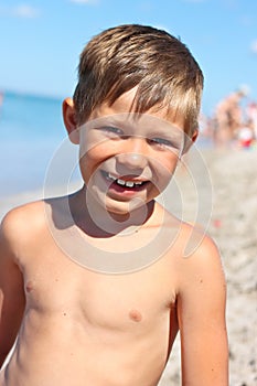 Portrait of a smiling boy