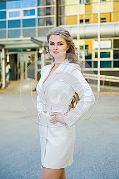 Portrait of a smiling business woman