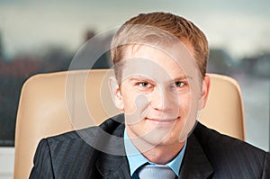 Portrait of a smiling businessman