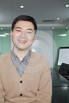 Portrait of Smiling Businessman