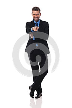 Portrait of smiling businessman