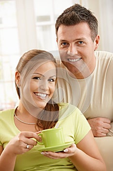 Portrait of smiling couple