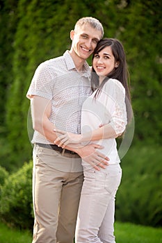 Portrait of smiling couple