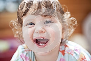 Portrait of smiling girl