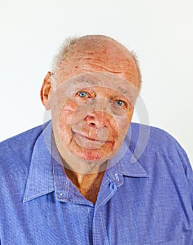 Portrait of smiling happy elderly