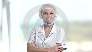 Portrait of smiling healthcare professional.