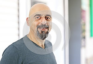 Portrait of smiling man