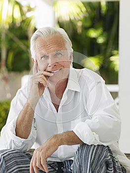 Portrait Of Smiling Mature Man