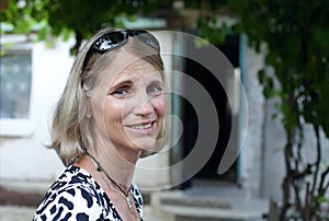 Portrait of smiling middle-aged woman