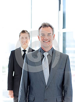 Portrait of a smiling senior businessman