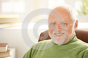 Portrait of smiling senior man