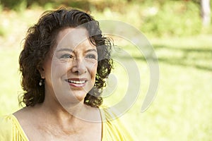 Portrait Of Smiling Senior Woman