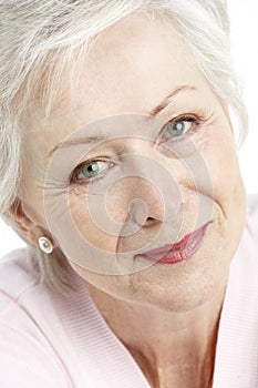 Portrait Of Smiling Senior Woman