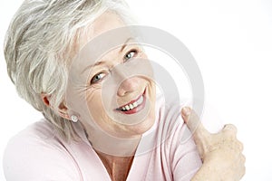 Portrait Of Smiling Senior Woman