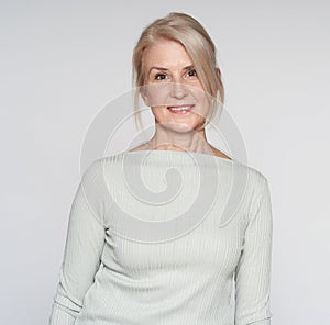 Portrait of smiling senior woman