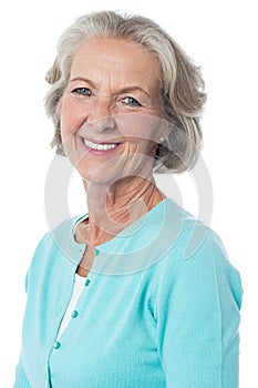 Portrait of a smiling senior woman