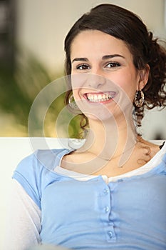 Retrato mujer sonriente 