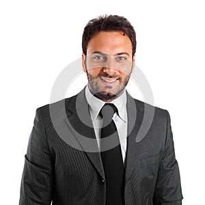 Portrait of a smiling young businessman