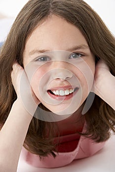 Portrait Of Smiling Young Girl