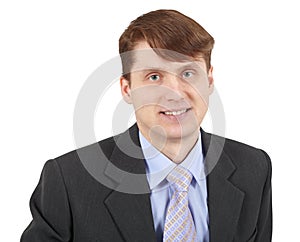 Portrait of smiling young successful businessman