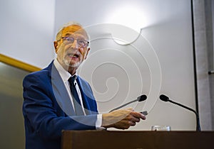 Portrait of the Spanish chemist and virologist Luis Enjuanes.