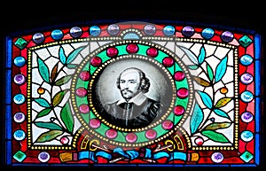 Portrait in stained glass