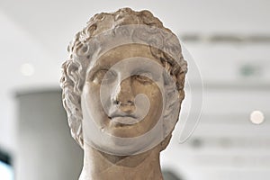 Portrait statue of Alexander the great.