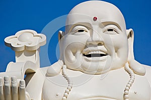 Portrait of a statue of Buddha